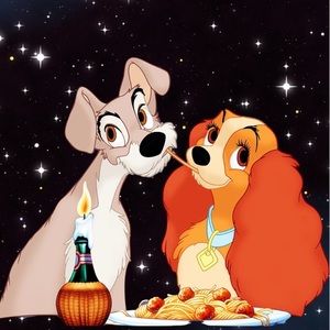 Lady & The Tramp DIY 5D Full Round Drill Diamond Painting